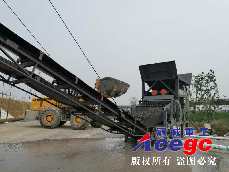 振動篩洗砂機(jī)械生產(chǎn)線